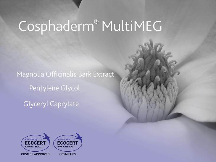 Cosphatec introduces natural preservative Cosphaderm MultiMEG