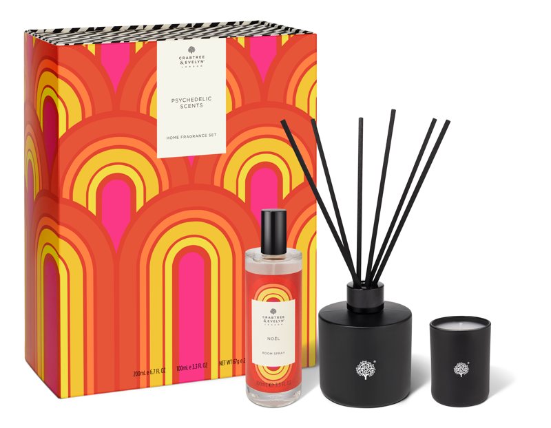 Crabtree & Evelyn gets groovy for the holidays with retro packaging