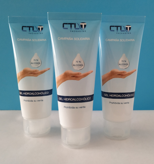CTL-TH Packaging donates more than 10,000 tubes of hydroalcoholic gel 
