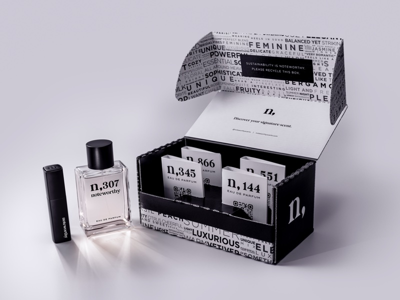 Noteworthy is a personalised fragrance line