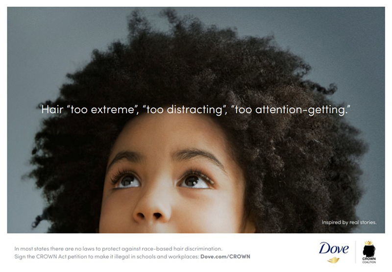 Dove reveals the ‘alarming rate’ black girls experience hair discrimination in schools