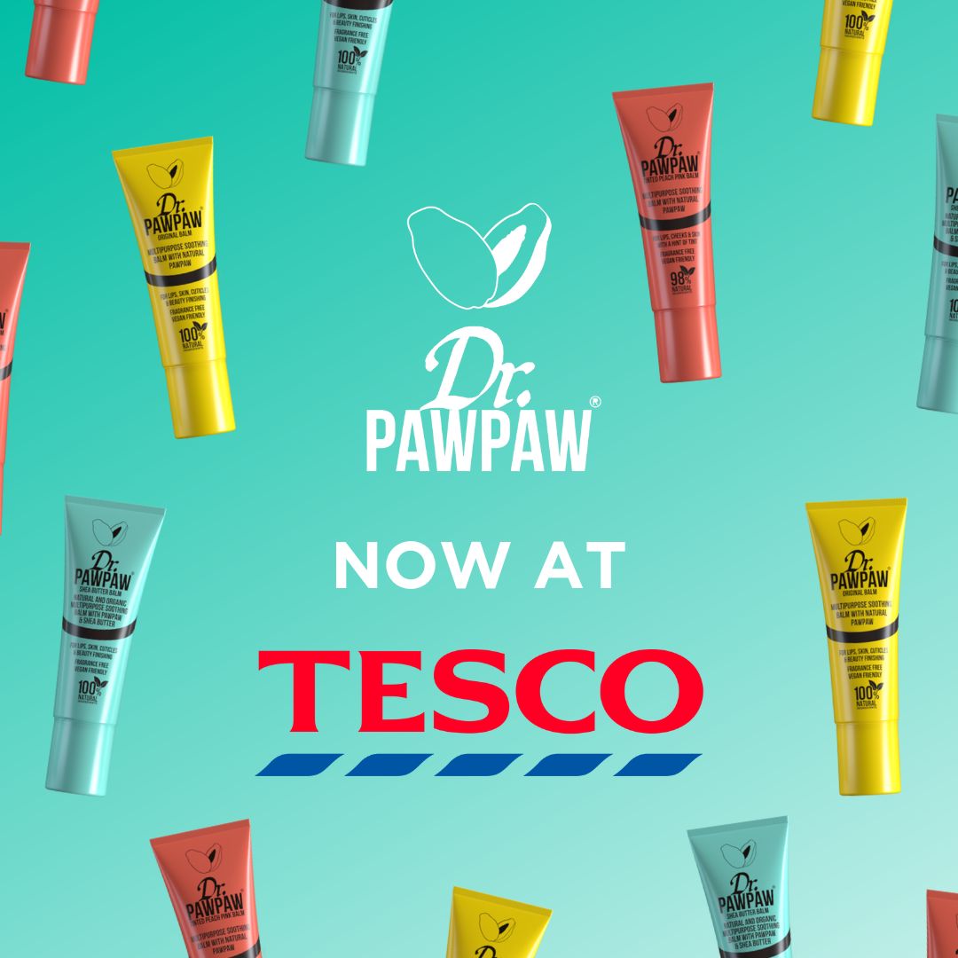Dr.PAWPAW now available at TESCO
