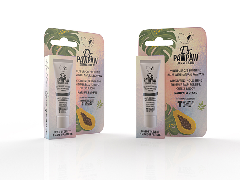 Dr.PAWPAW secures UK partnership with Teenage Cancer Trust