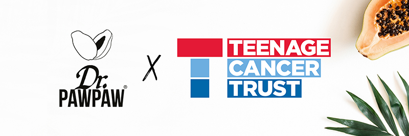 Dr.PAWPAW secures UK partnership with Teenage Cancer Trust