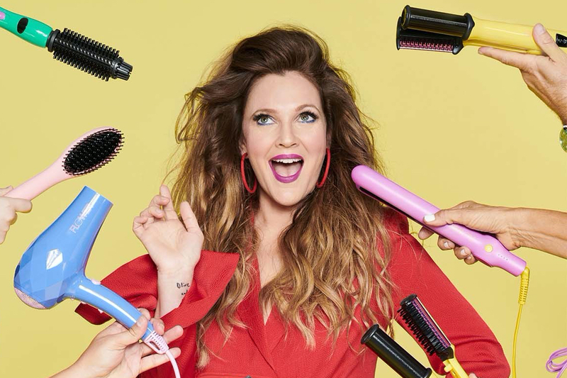 Drew Barrymore's make-up brand has expanded into hair care 