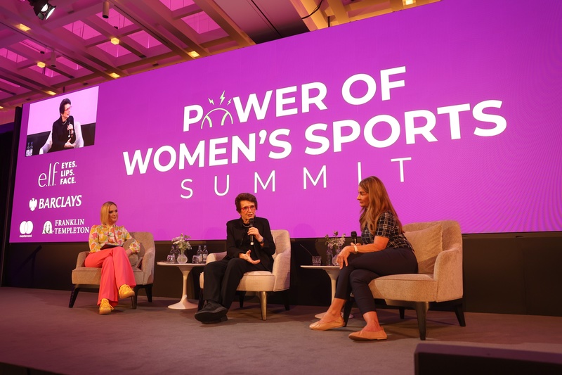 Tennis pro Billie Jean King at the second annual Power of Women’s Sports Summit in London, UK