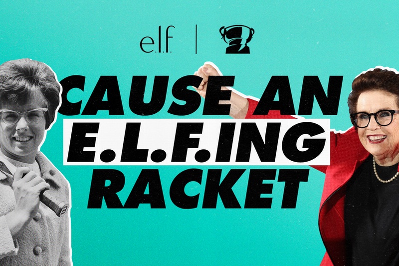 e.l.f. Beauty is the exclusive skin and cosmetic partner of the Billie Jean King Cup