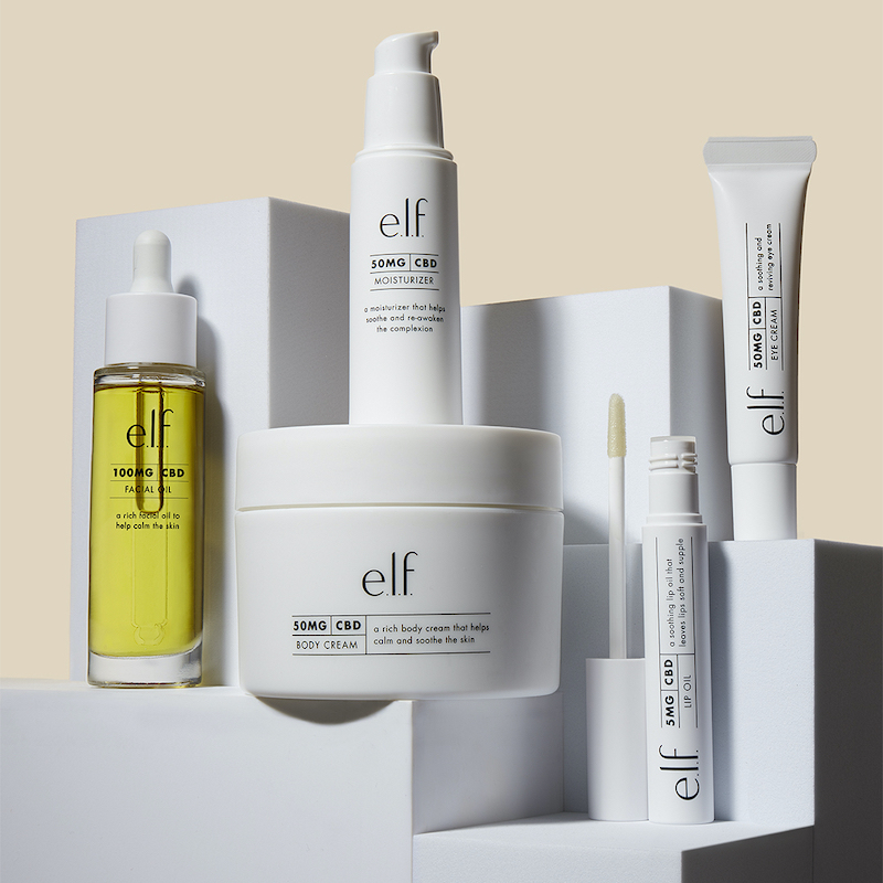 e.l.f. Cosmetics invests in CBD with new skin care line 