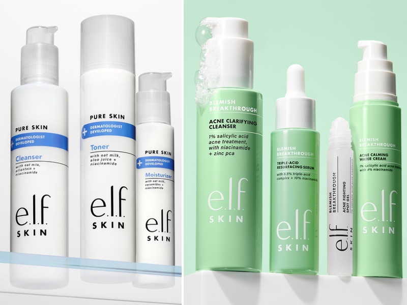 e.l.f.'s Pure Skin and Blemish Breakthrough collections