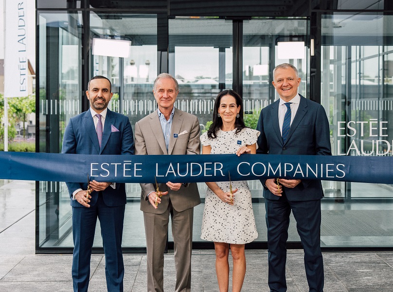 ELC President and CEO Fabrizio Freda, pictured second from the left, attended the facility's opening day