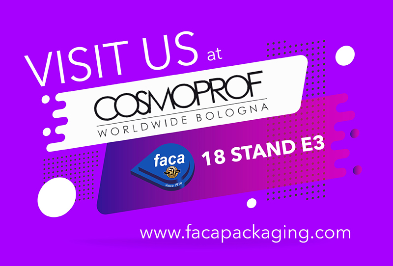 Faca Packaging will be at Cosmoprof Worldwide
