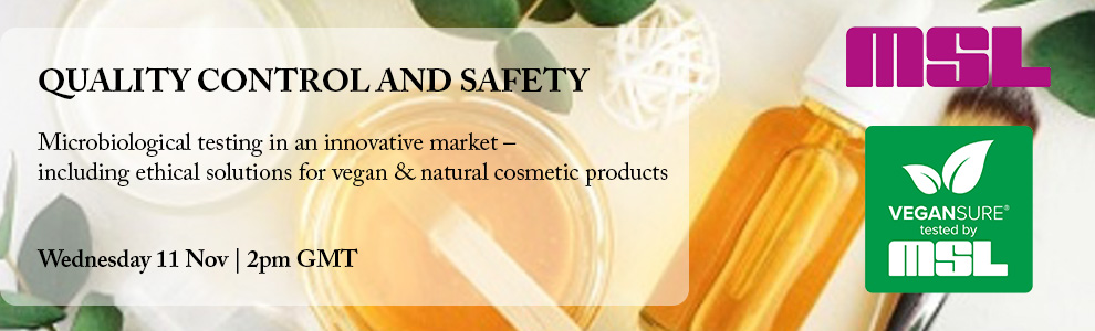 Free webinar: Assessing product quality and safety 