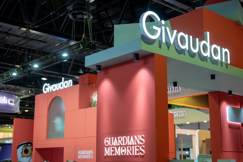 Givaudan's stand at Beautyworld Middle East