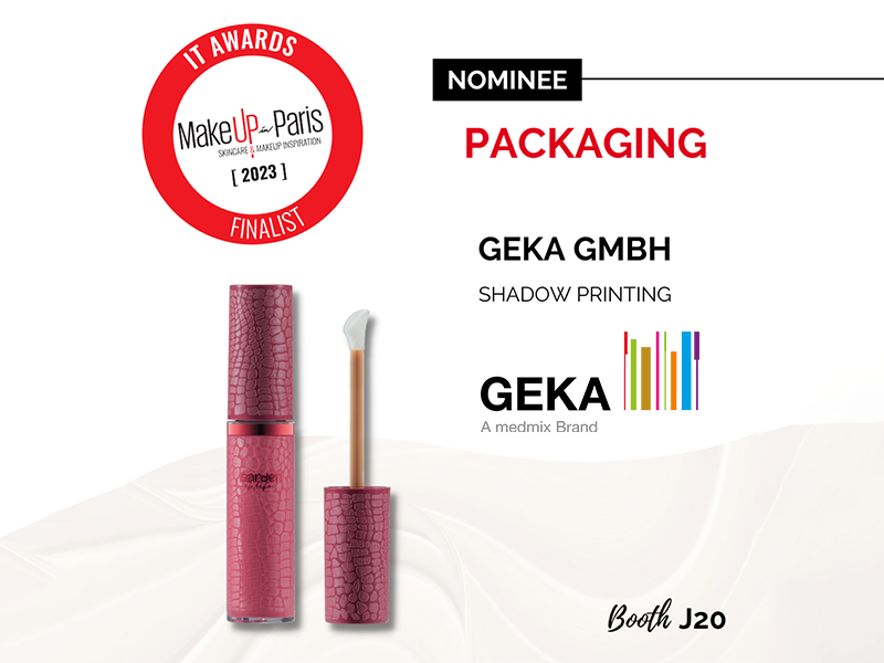 GEKA’s vibrant packaging capabilities recognised at MakeUp in Paris 2023