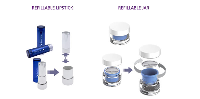 Get to know Asquan's refillable packaging options 
