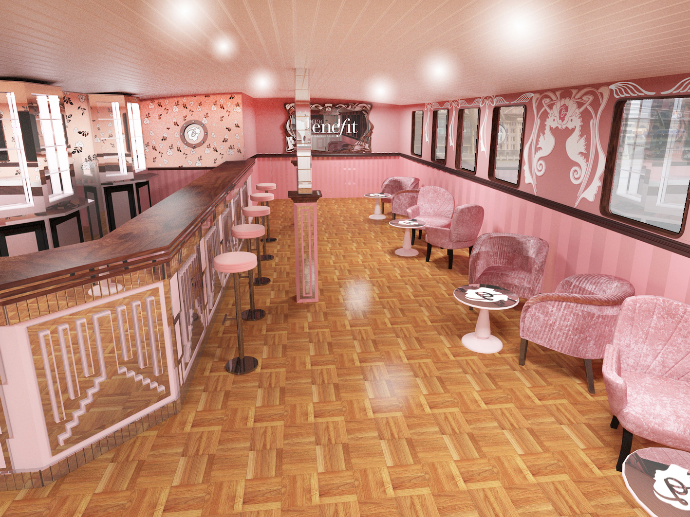 The Pinkton Parlour will host different events and concepts