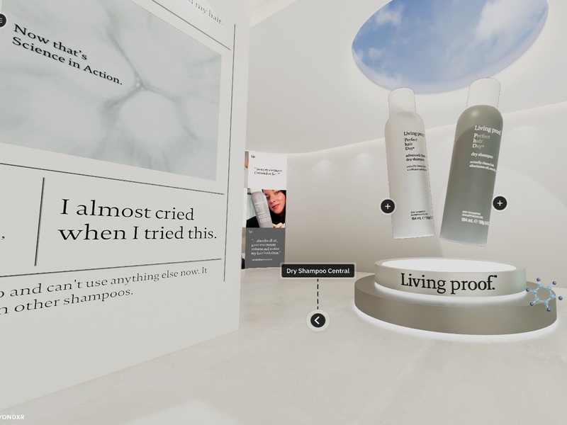 Living Proof's Hair Quiz uses AI and AR technology to assess a customer's hair and prescribe products