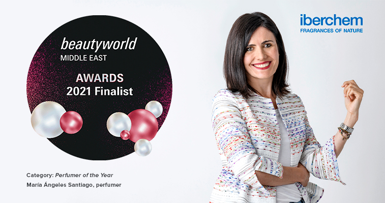 Iberchem perfumer María Ángeles Santiago finalist at Beautyworld Middle East Awards