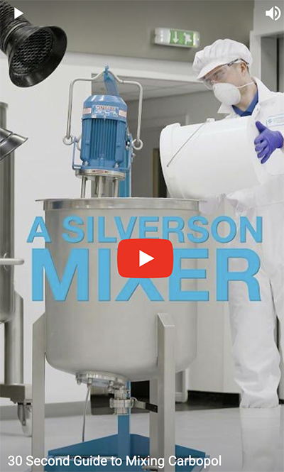 Improve Carbopol dispersion with High Shear Mixers