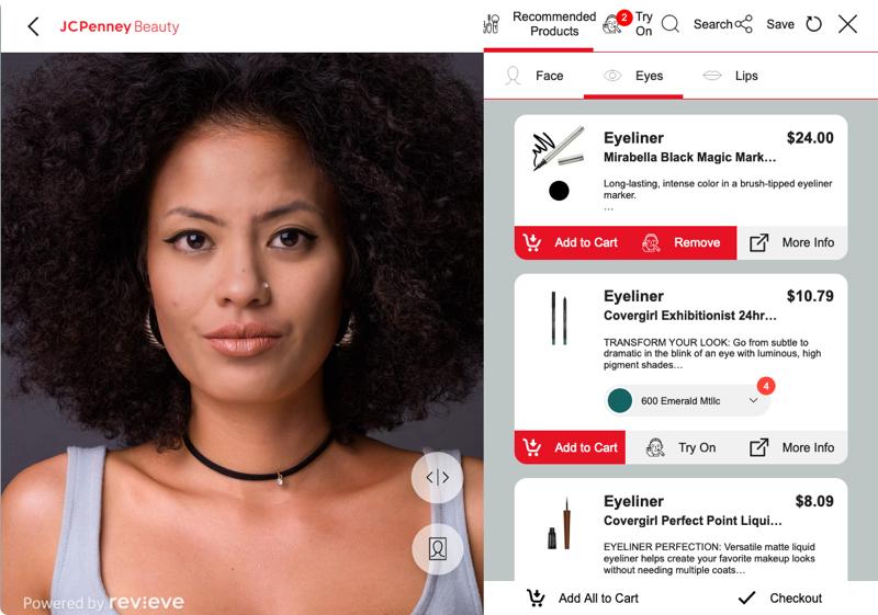 JCPenney launches virtual make-up and skin care services with Revieve