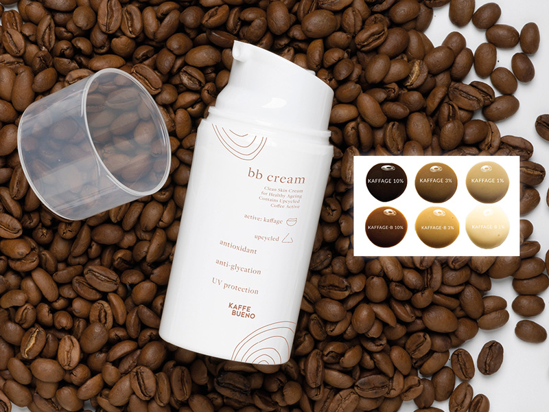 Kaffe Bueno launched sustainable personal care ingredients upcycled from coffee by-products at In-Cosmetics Global