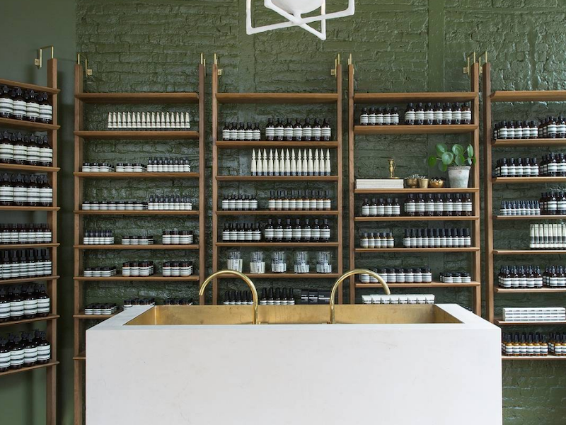Aesop has over 400 global stores 


Aesop has over 400 global stores