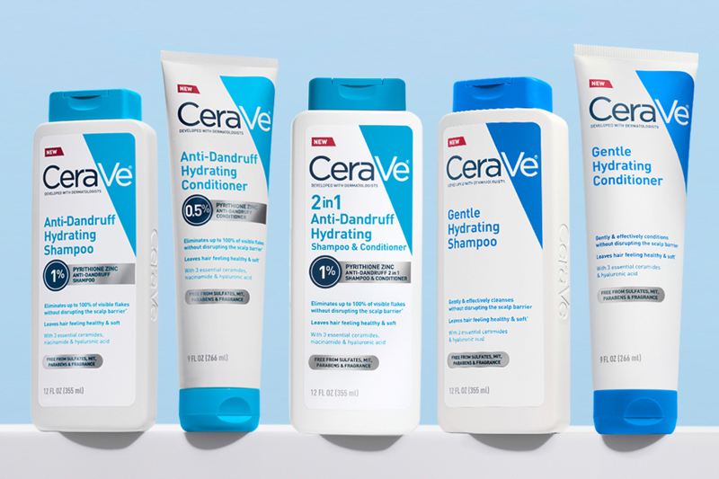 Cerave's recent entry into hair care (products pictured) has helped renergise the brand