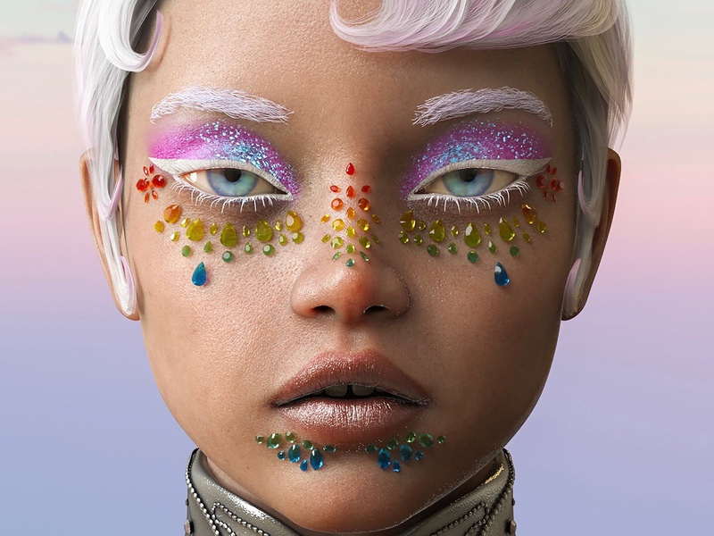 NYX partnered with 3D artists on its first beauty DAO in the metaverse @thisiscraves