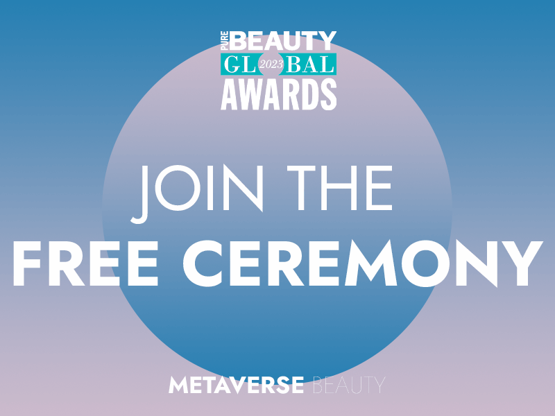 Limited edition free tickets to attend the virtual Pure Beauty Global Awards winners ceremony