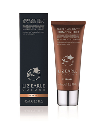Liz Earle unveils new sheer skin tint bronzing fluid