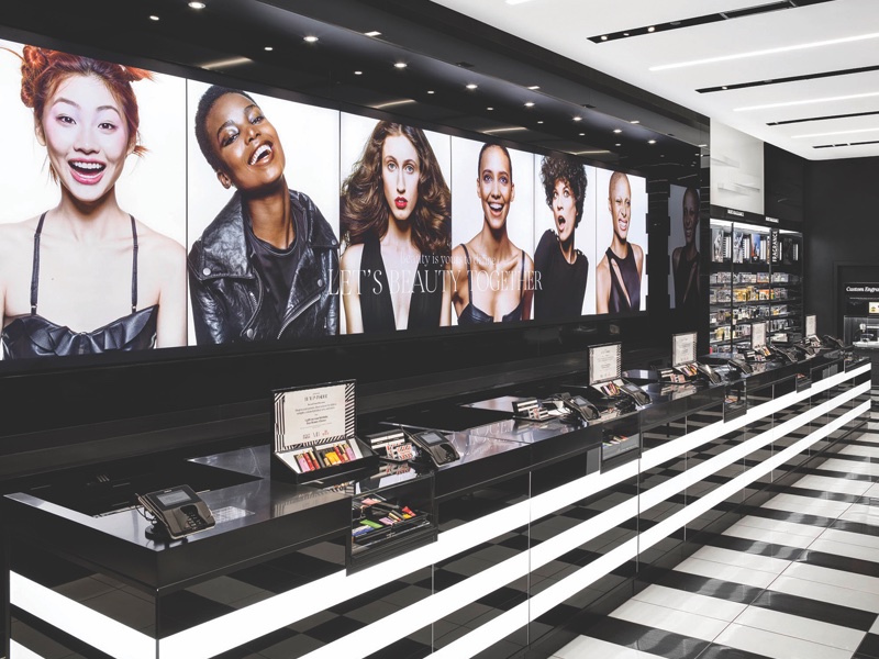 Sephora shined during the period thanks to a rebound in-store activity