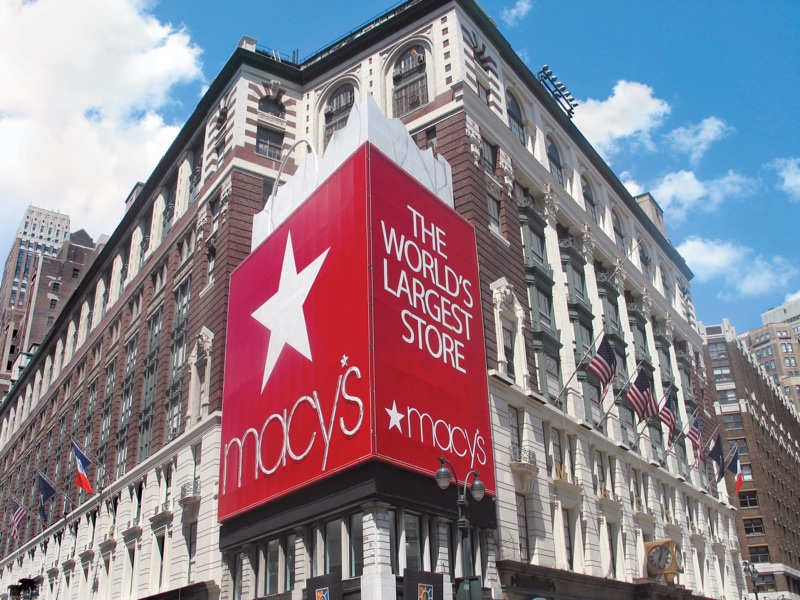 Macy's comprises three department store chains including a dedicated beauty arm Bluemercury