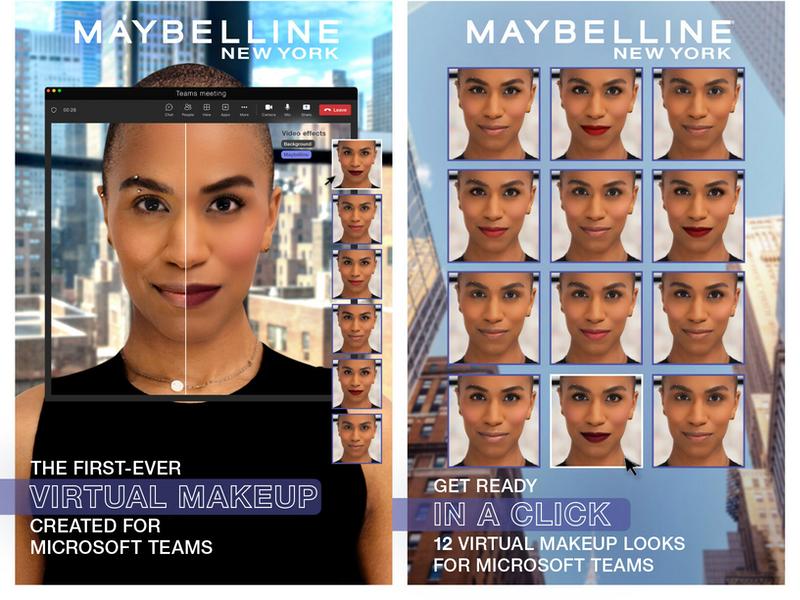 The feature includes product information so consumers can recreate the looks in real life