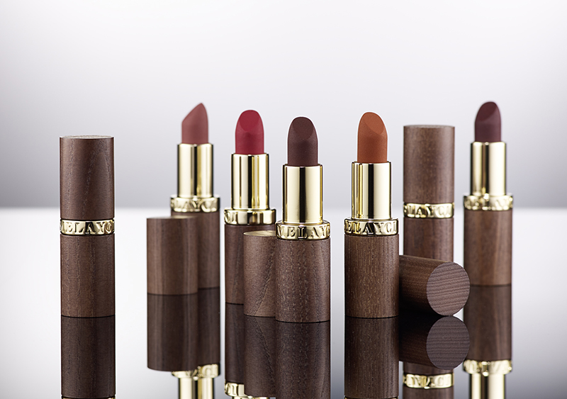 Melayci makes its debut with a wooden lipstick collection from Corpack