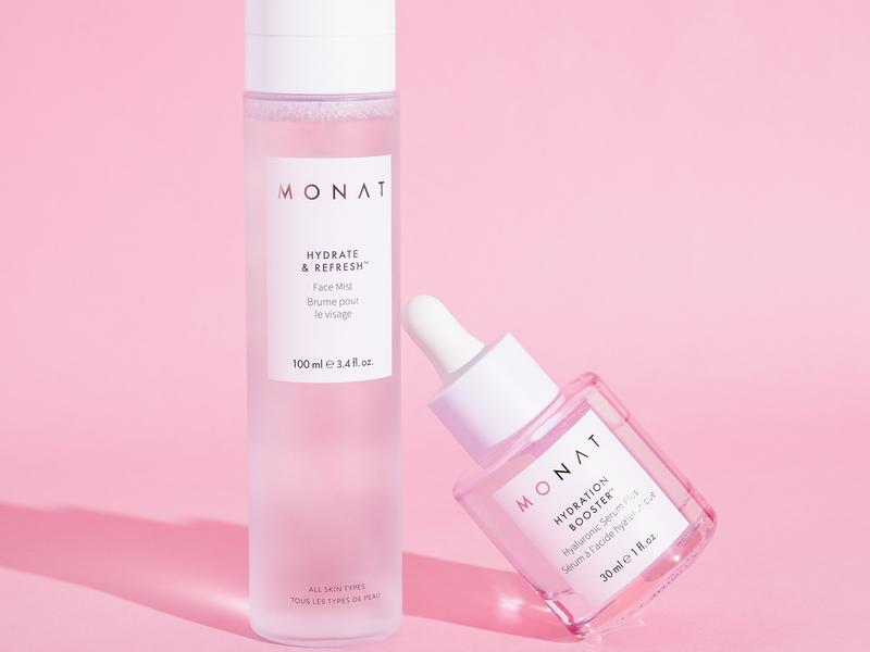 Monat's skin care range includes its Hydration Booster serum
