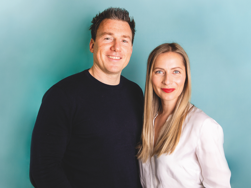 Mark Curry and Colette Laxton, co-founders of The Inkey List