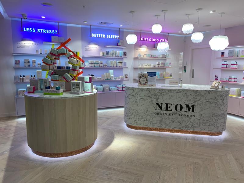 Neom Organics opens London Liverpool Street store to help consumers boost their wellbeing