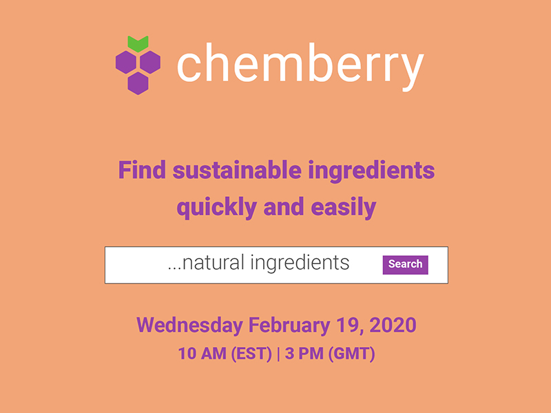 On demand webinar: How to find sustainable ingredients quickly and easily
