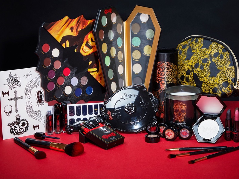The 21-piece beauty collection celebrates the Black Sabbath star's signature style