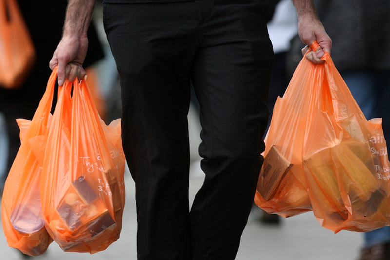Plastic bag sales down by 90