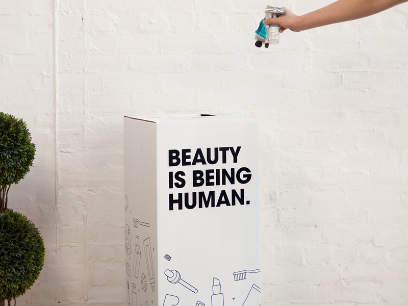 Deciem is one of many retailers offering 'drop off your empties' boxes in store