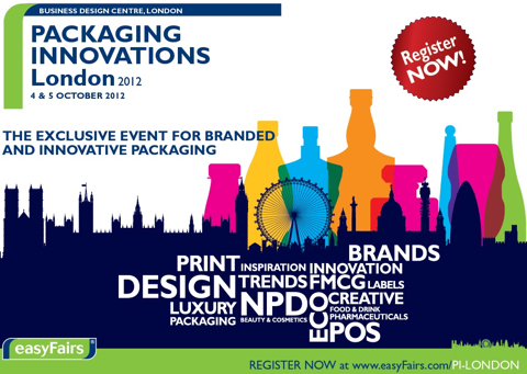 REGISTER NOW for PACKAGING INNOVATIONS London, incorporating Luxury Packaging
