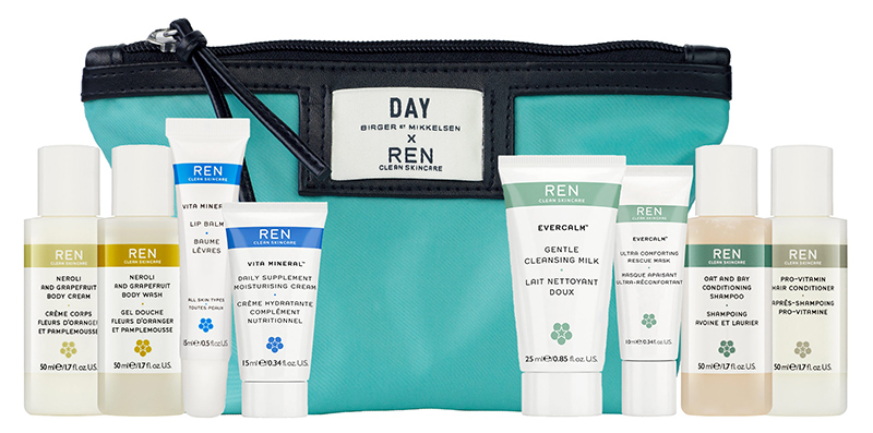 REN Skincare partners up with Day Birger et Mikkelsen for new travel kit