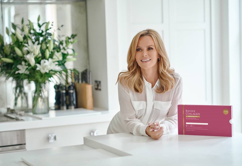 <a href='www.cosmeticsbusiness.com/news/article_page/Amanda_Holden_joins_Revive_Collagen_as_Brand_Ambassador/176607'>Revive tapped Amanda Holden as its first brand ambassador in May 2021</a>