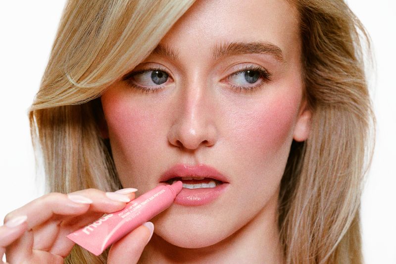 Pidgeon fonts the new campaign, which sees Rhode extend its Pocket Blush, Peptide Lip Tint and Lip Case lines with new shades