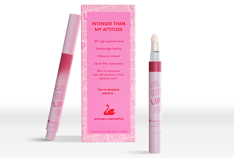 Schwan Cosmetics Oil Infused Lip Colour for bold statement lip looks