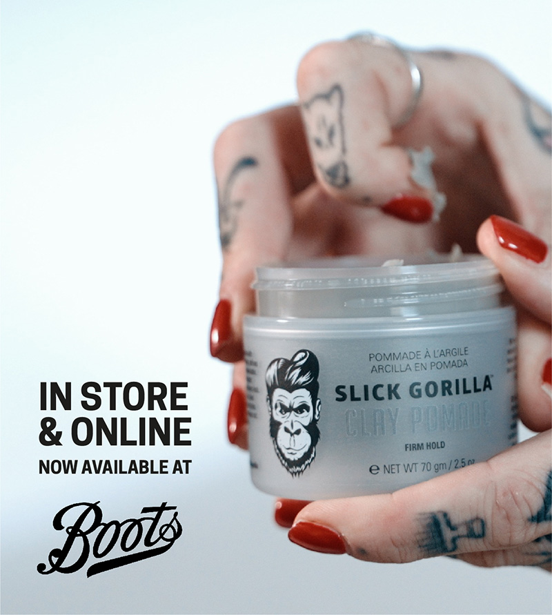 Self proclaimed ‘King of Hair Products’ Slick Gorilla launches in UK beauty retailer Boots