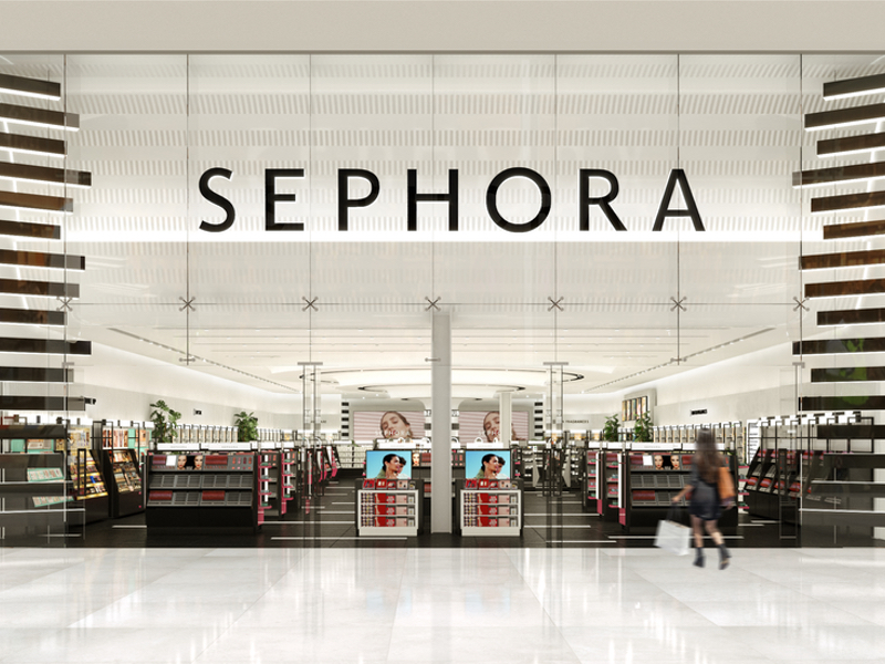 A render of Sephora's London store format