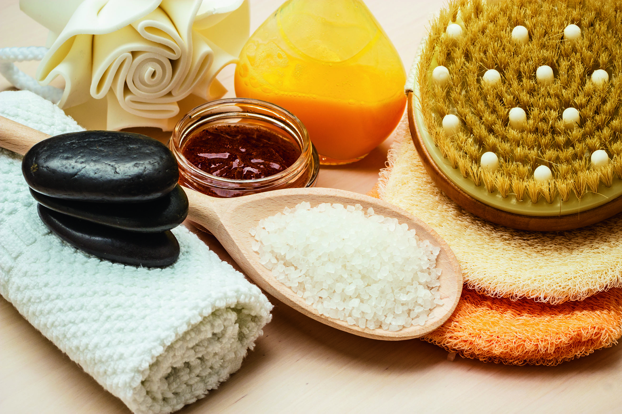 Spa formulations for rebooting rituals