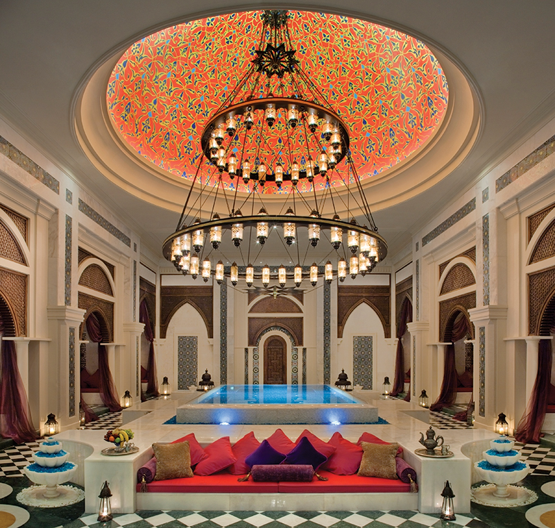 The Talise Ottoman Spa (above) at Jumeriah Zabeel Saray is one of the most popular spas in the UAE